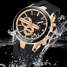Reward Gold & Black Luxury Men's Watch ⌚ – Bold Style, Premium Craftsmanship & Timeless Elegance