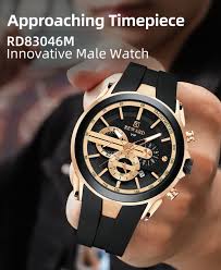 Reward Gold & Black Luxury Men's Watch ⌚ – Bold Style, Premium Craftsmanship & Timeless Elegance